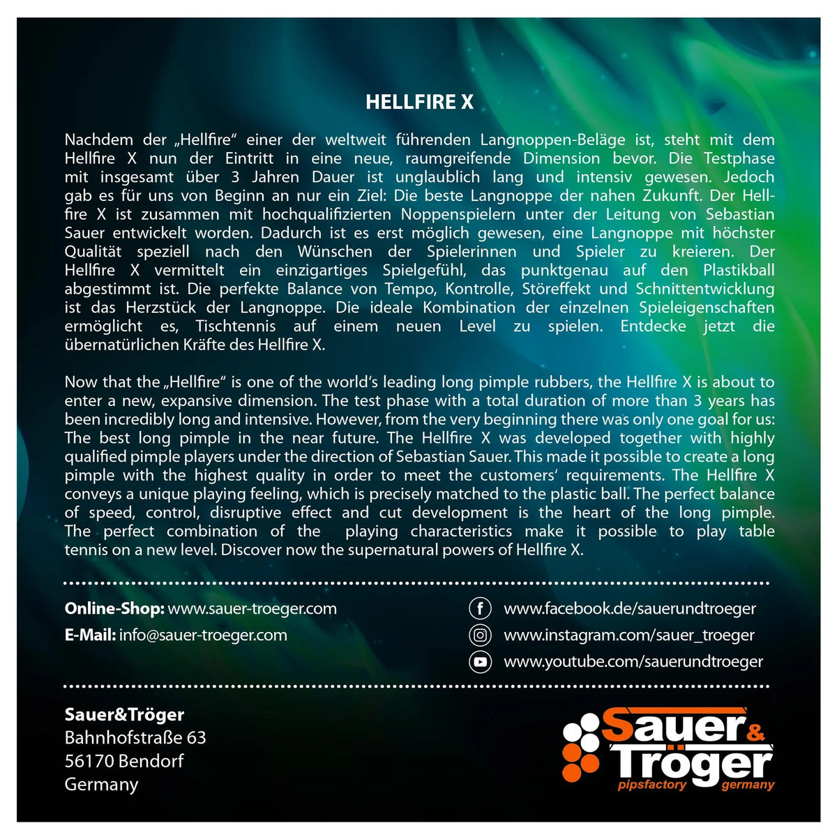 Goma Sauer & Tröger Hellfire X
