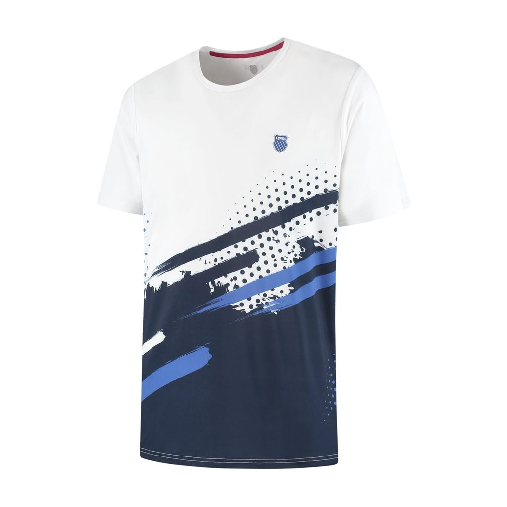 CAMISETA KS AP HYPERCOURT PRINT CREW STRIPE