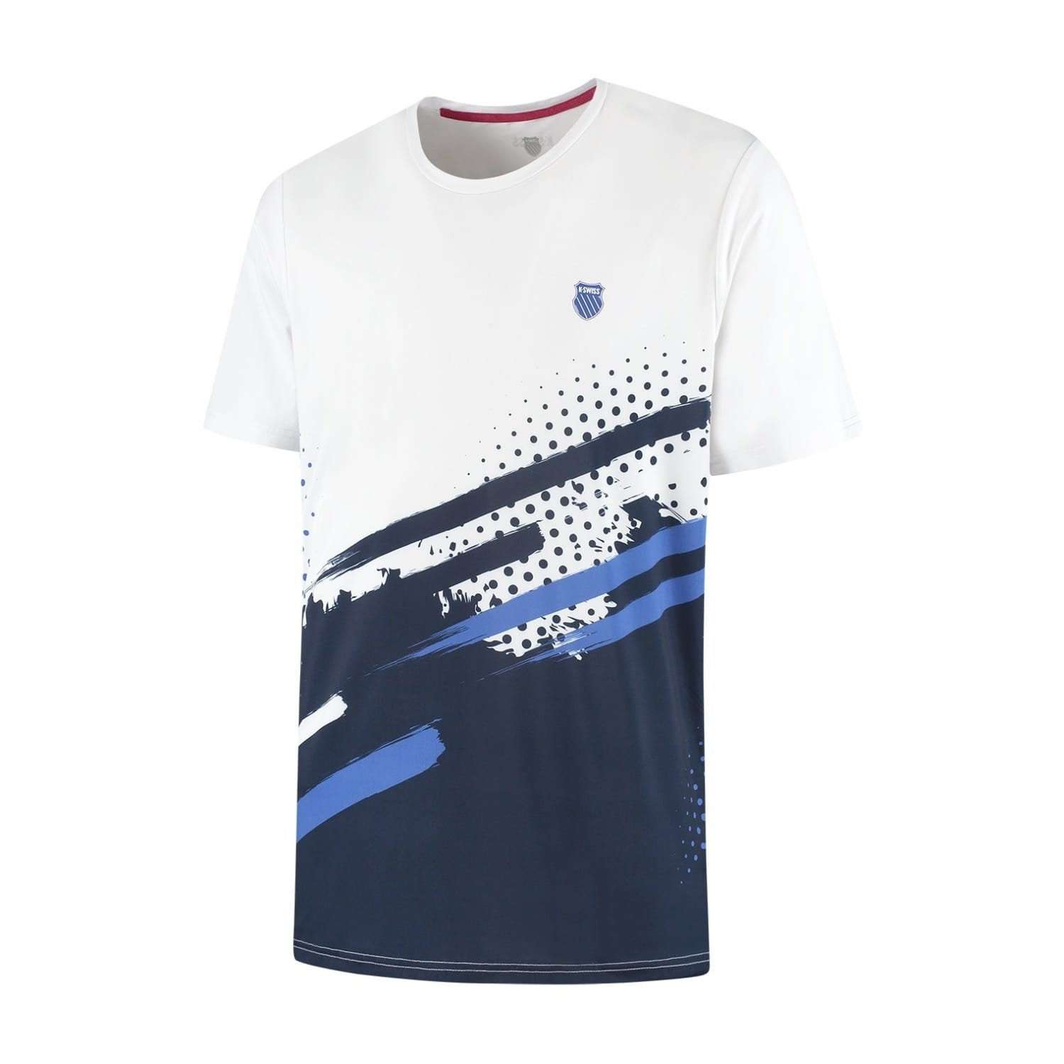 CAMISETA KS AP HYPERCOURT PRINT CREW STRIPE