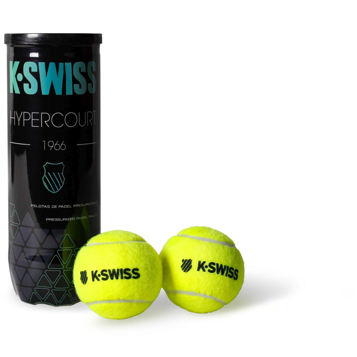 BOLAS DE PADEL KSWISS HYPERCOURT (CAJA DE 24)