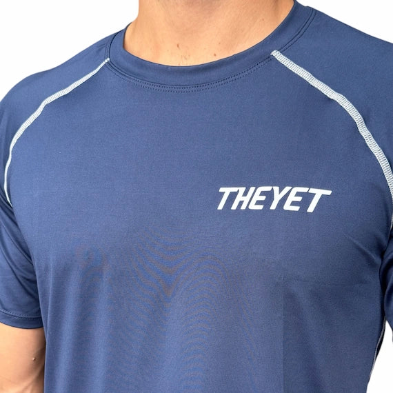 Camiseta Hombre Balance - L, Azul