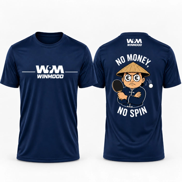 Camiseta divertida WinMood No Money no Spin