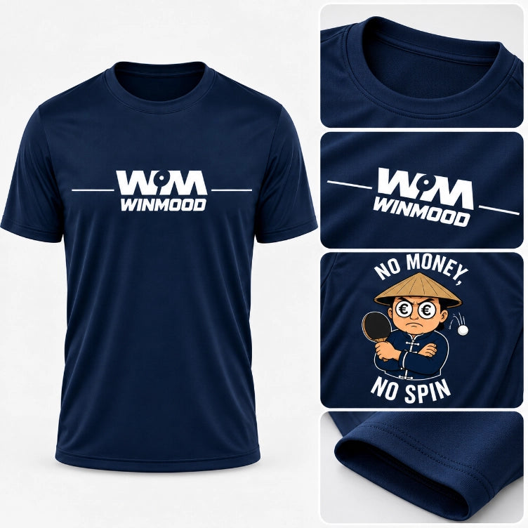 Camiseta divertida WinMood No Money no Spin