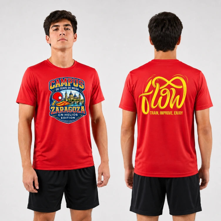 camiseta deportiva campus tenis de mesa zaragoza