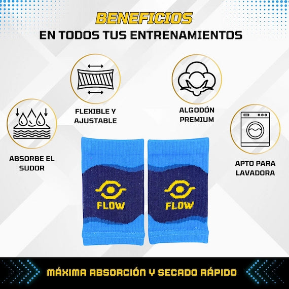 Muñequera Algodón Flow