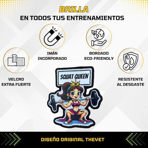 Parche Imán Squat Queen