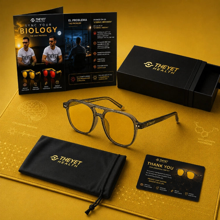 Gafas Bloqueadoras de Luz Azul Spectra Focus Lentes Amarillas THEYET