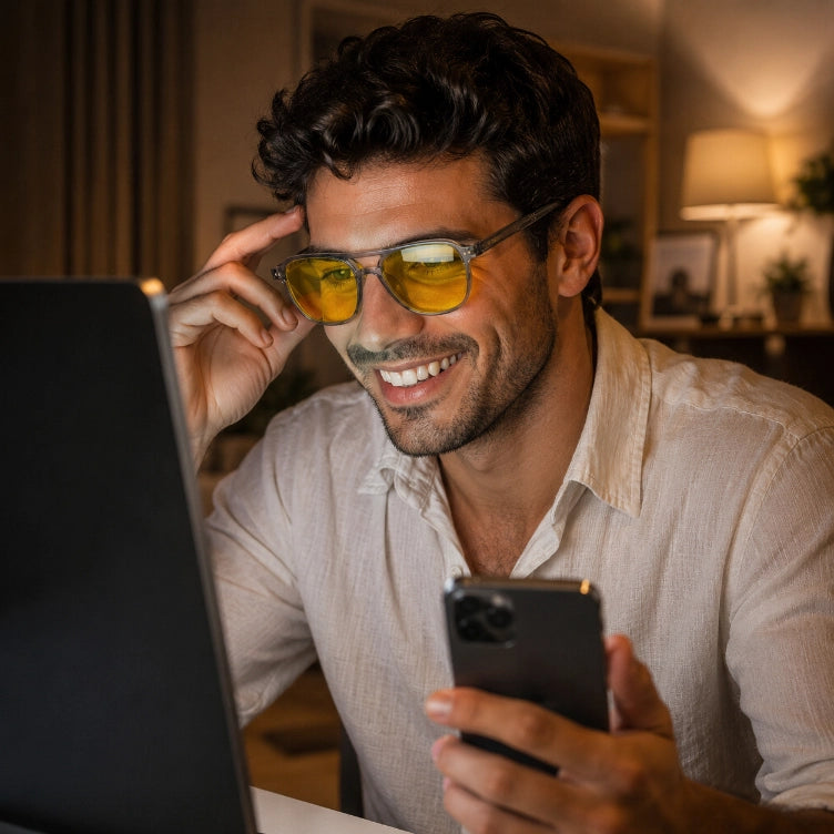 Gafas Bloqueadoras de Luz Azul Spectra Focus Lentes Amarillas THEYET