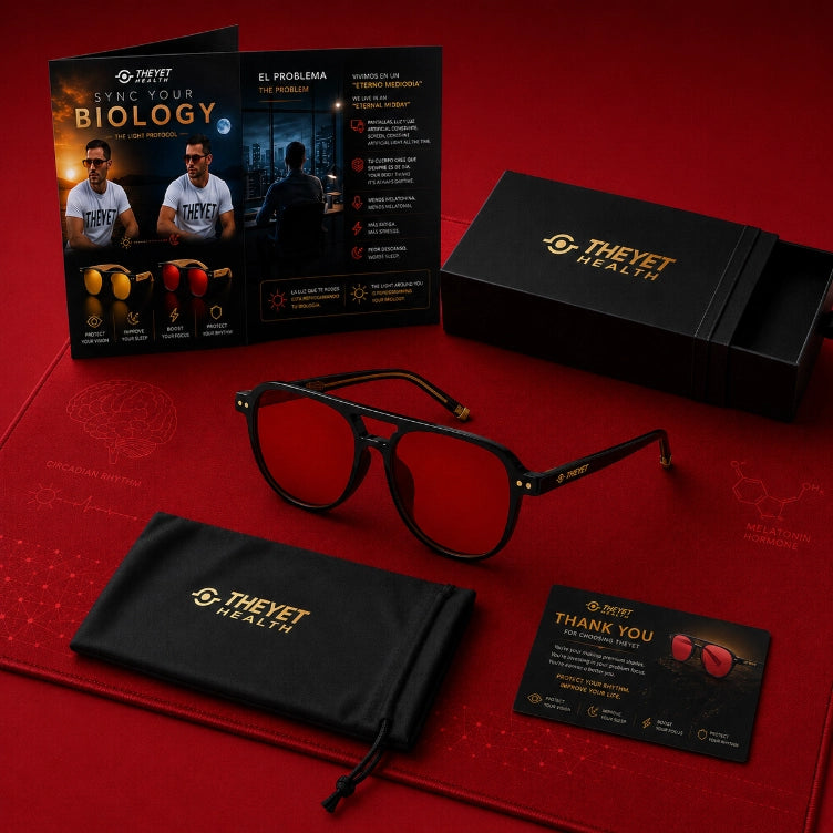 Gafas Bloqueadoras de Luz Azul Spectra Focus Lentes Rojas THEYET