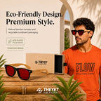 Gafas Bloqueadoras de Luz Azul Aura Bamboo Lentes Rojas THEYET